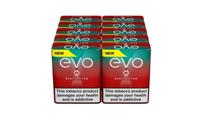 Ploom EVO Tobacco Sticks Ruby Option x 10 (Carton) (200 Sticks)