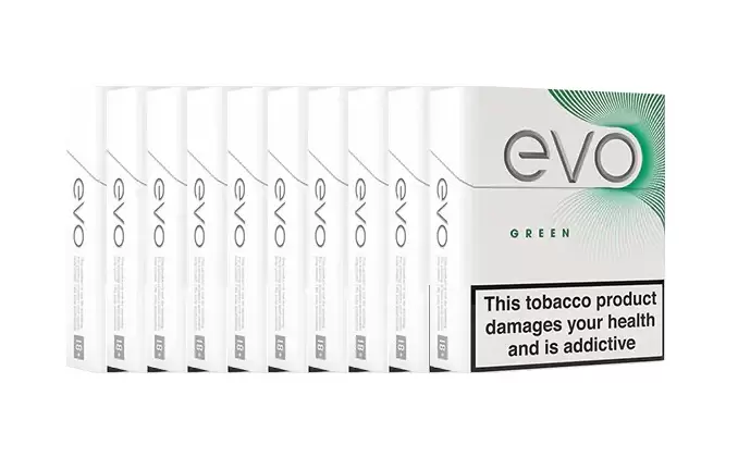 Ploom EVO Tobacco Sticks Green x 10 (Carton) (200 Sticks)