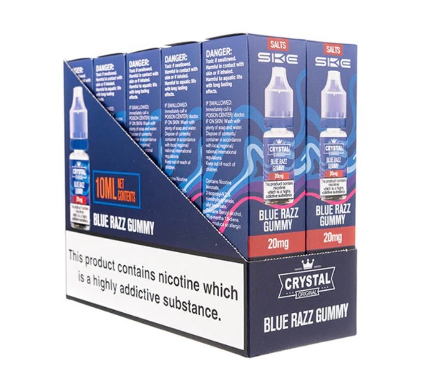 SKE Crystal Nic Salt E-Liquids - Pack of 10