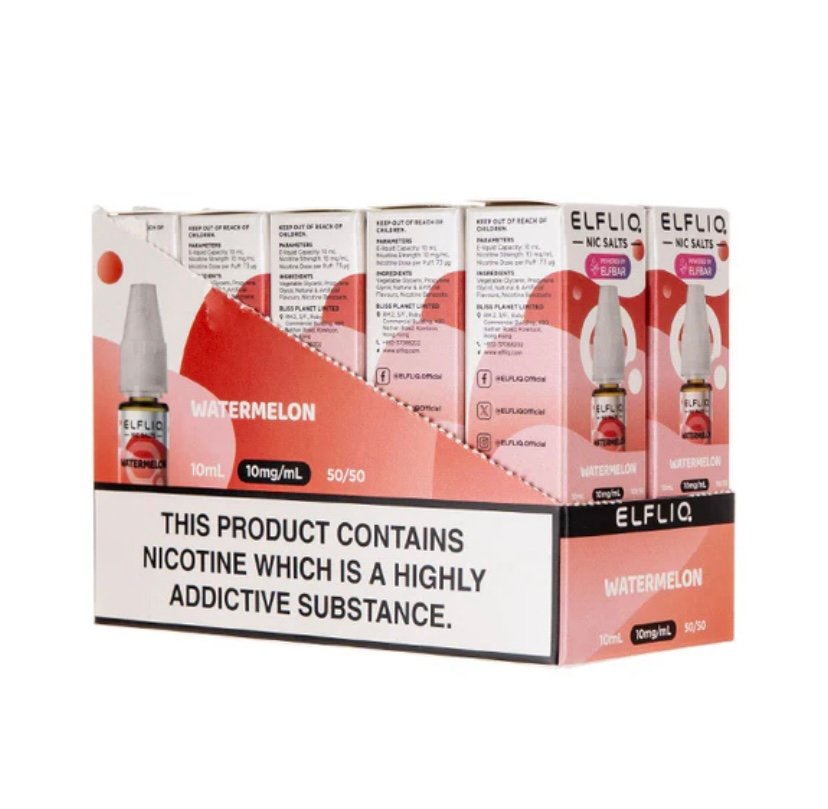 Elf Bar ELFLIQ Nic Salt E-Liquids - Pack of 10